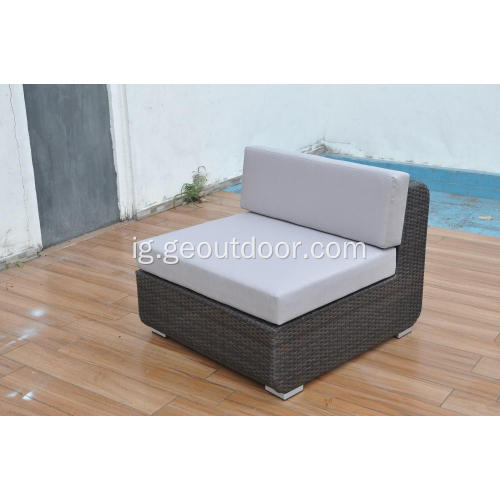 8 pcs na-ewu ewu wicker ngwá ụlọ sofa set